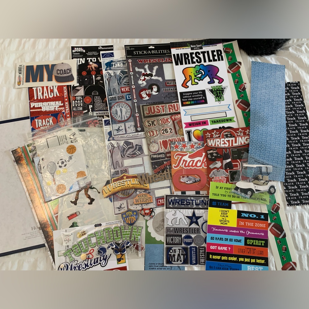 Wrestling and Track Sticker Collection - Picture 12 of 12